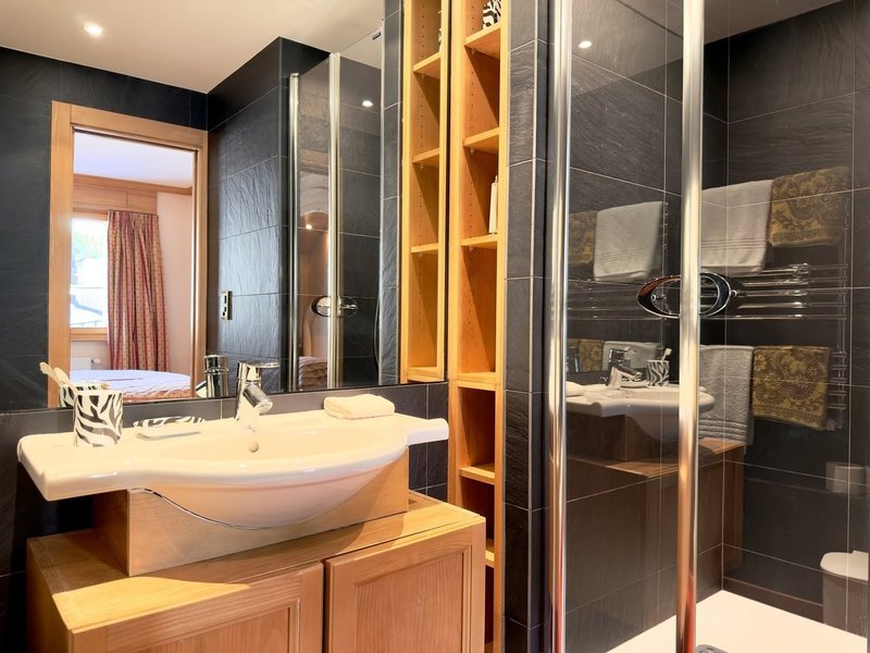 Salle de douches attenante