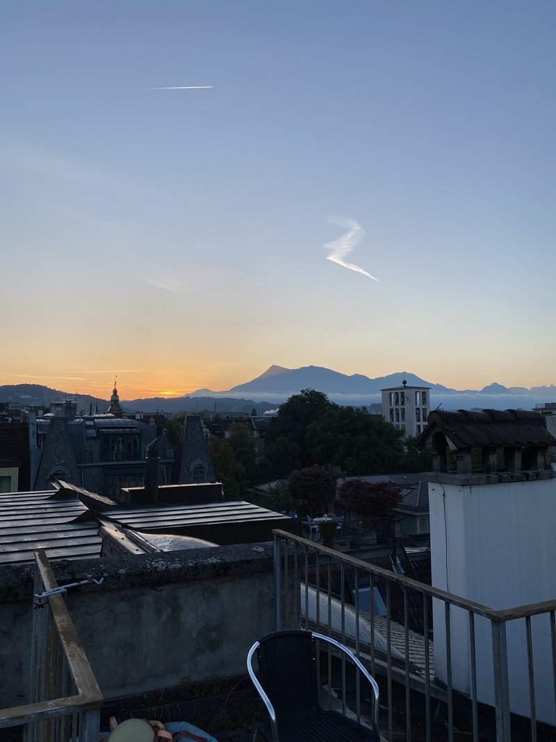 Aussicht Dachterasse