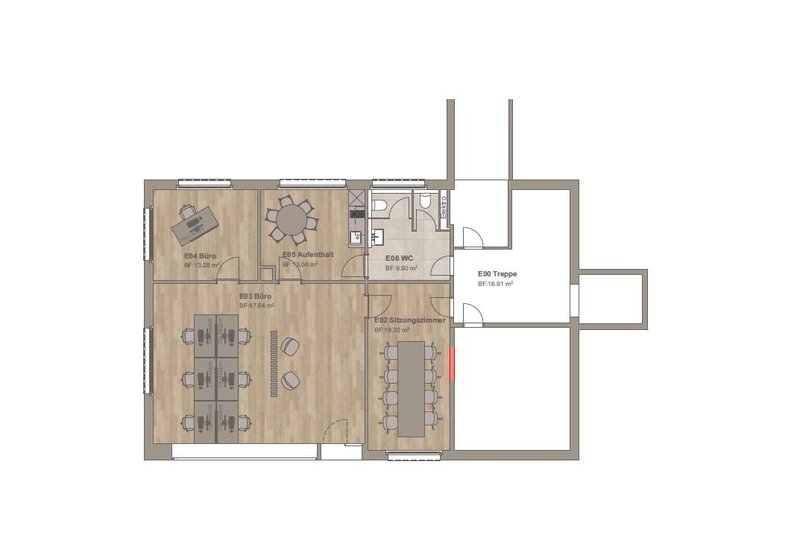 Grundrissplan Visualisierung