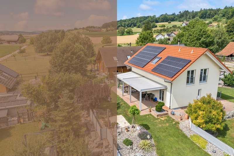 Einfamilienhaus mit Gartenparadies