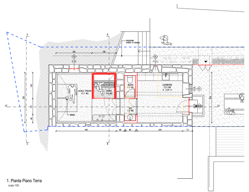 plan of the common area - ground floor