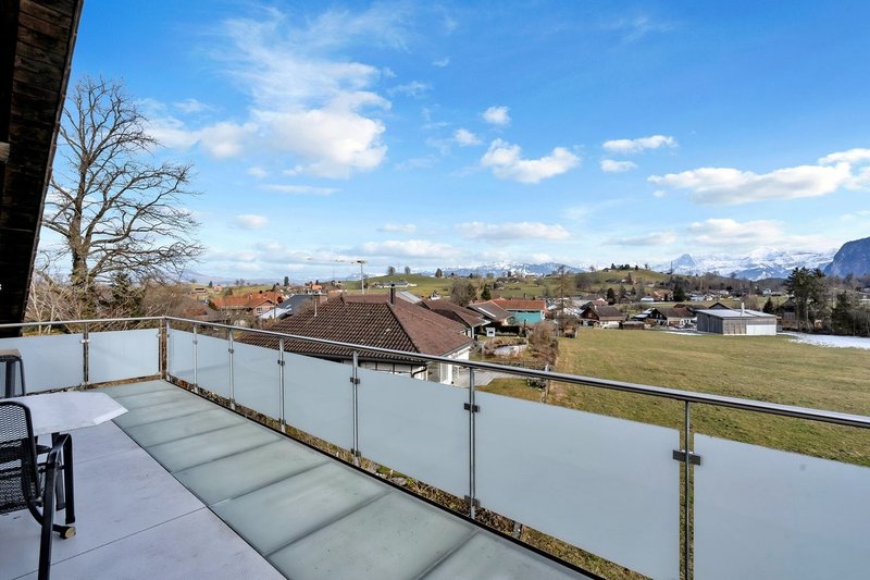 Aussicht vom Südbalkon