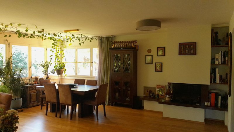 Spacious dining area