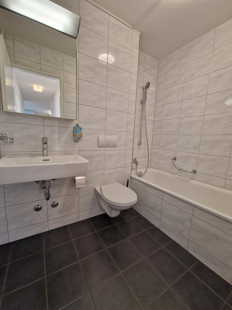 Gemeinschaftsbadezimmer. Common Bathroom