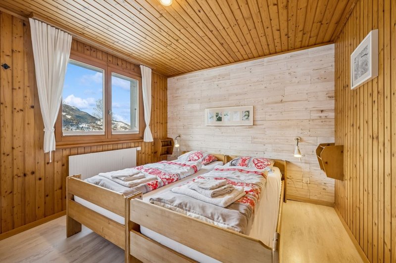 Schlafzimmer im Chalet-Stil