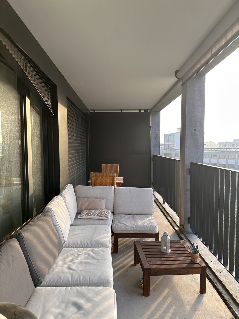 Lounge-Ecke Balkon