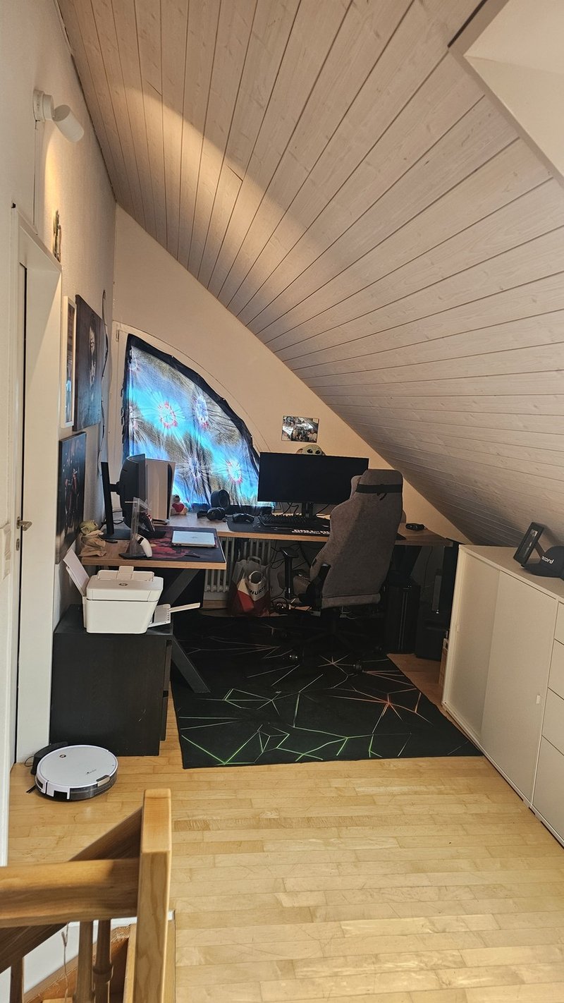 Arbeitsecke in Galerie