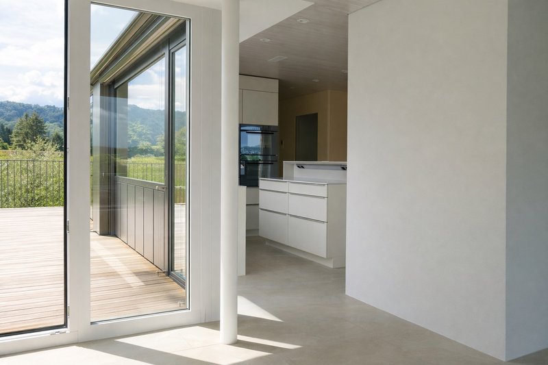 Essbereich mit Blick in Küche - Abweichungen möglich