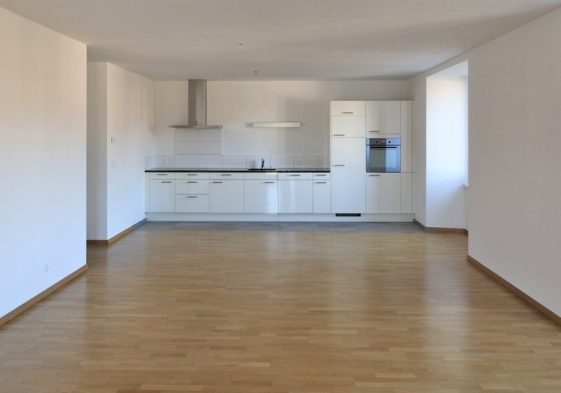 Wohnzimmer sicht auf Küche