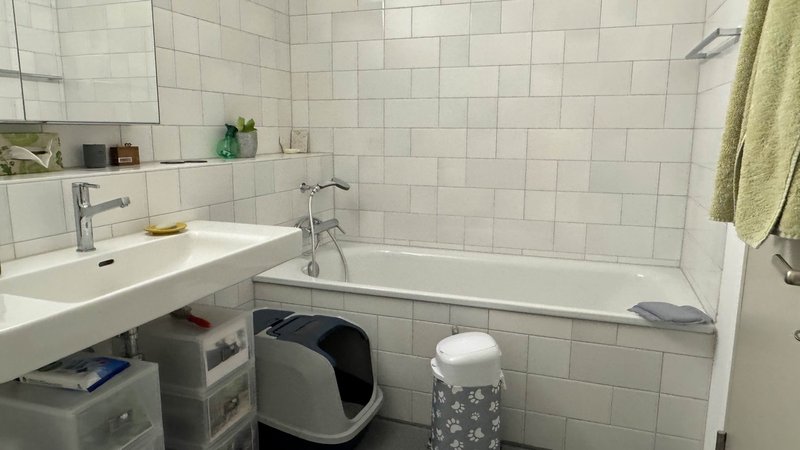 Badezimmer Sicht Badewanne Etag 4