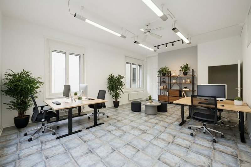 Visualisierung Büroraum