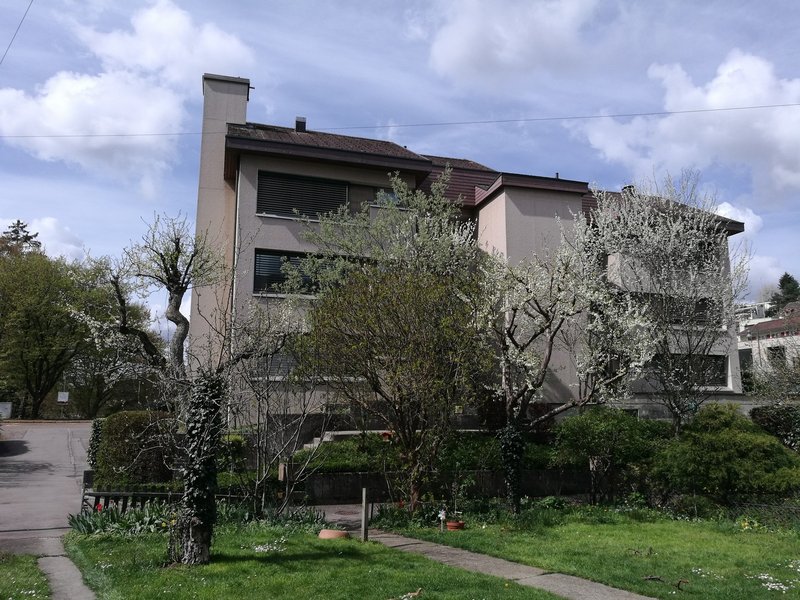 Rückseite mit Hauseingang