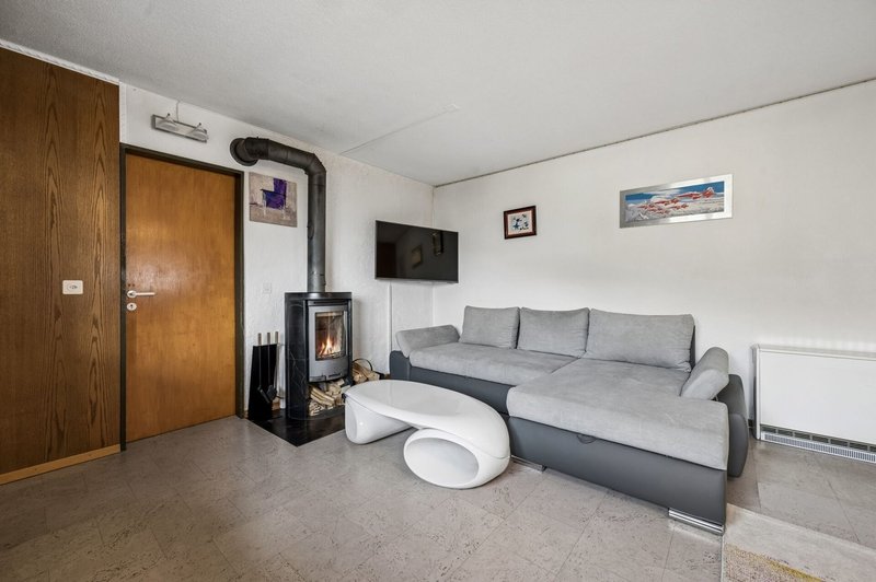 Wohnbereich mit Cheminée