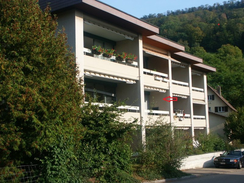 Nach Südwesten ausgerichtete Wohnung