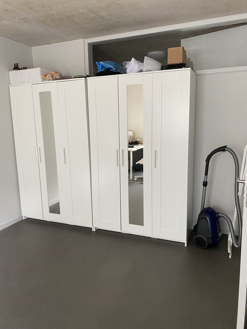 Cupboards in second room