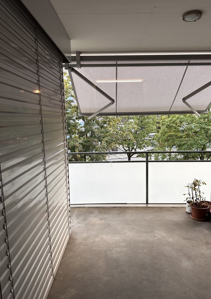 Balkon bei Wohnzimmer