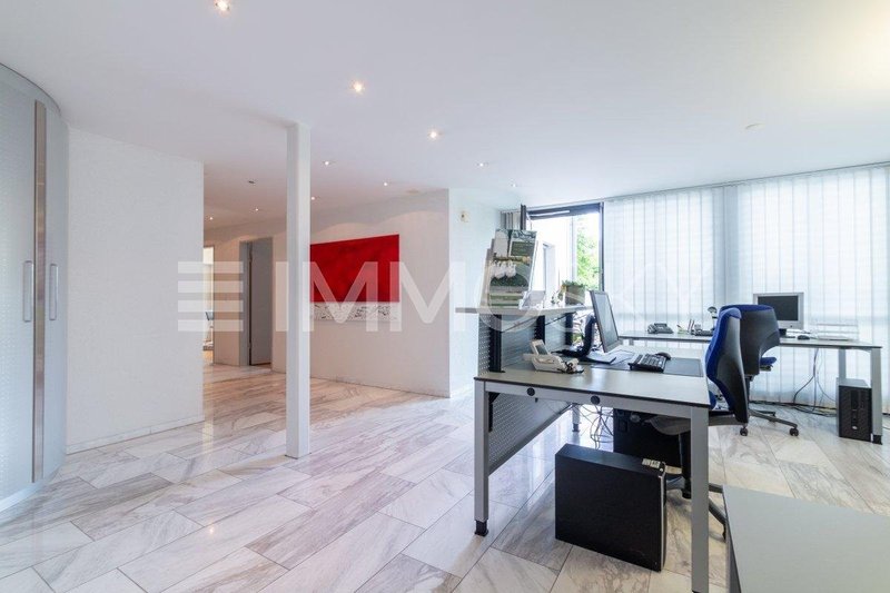 Grosses Entrée mit Empfangsstelle