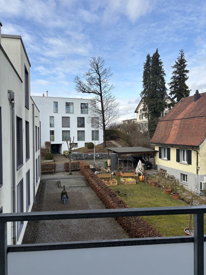 Aussicht kleiner Balkon