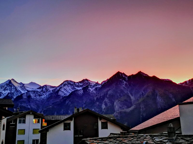 Aussicht Abendstimmung